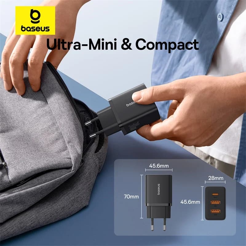 Baseus 30W USB Type C Charger Phone Charger PD Quick Charge For iPhone15 14 13 12 Pro Max QC3.0 Fast Charging For Samsung Xiaomi - 3