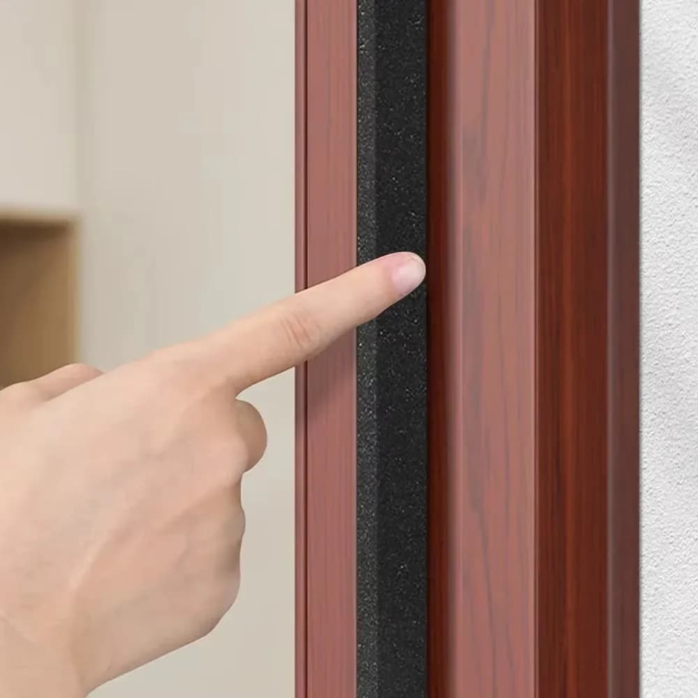20/2M Sponge Door Window Seal Strip Self-Adhesive Insulation Acoustic Foam Weatherstrip Home Windproof Sound-Proof Sponge Tape - 2