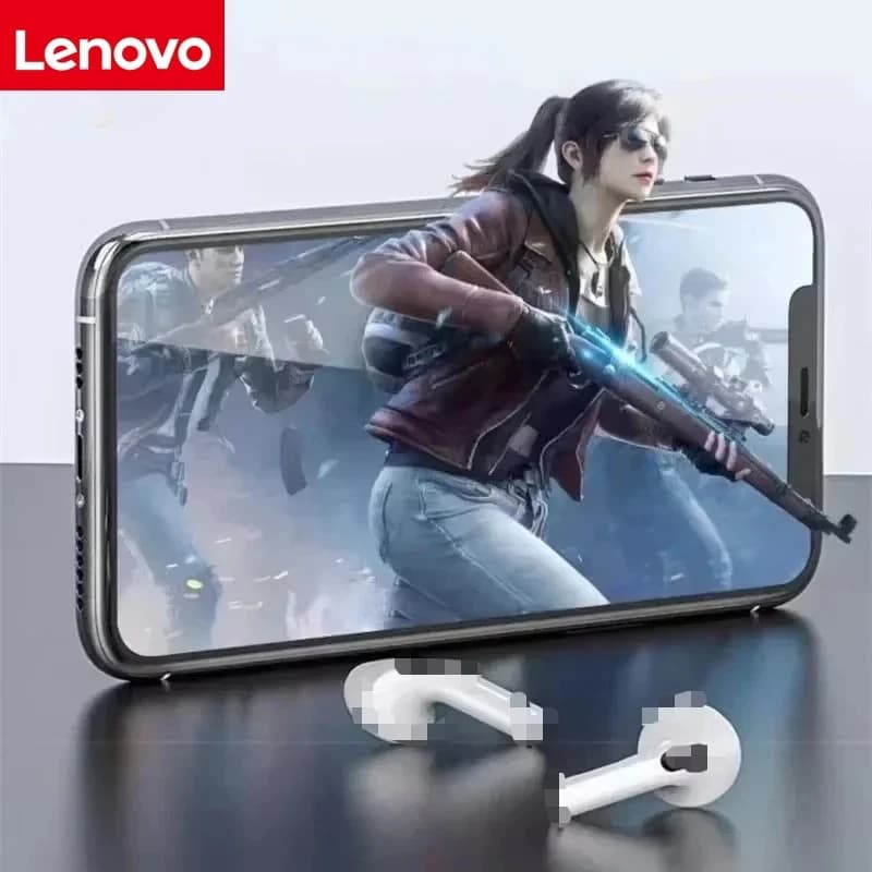 سماعة رأس بلوتوث لاسلكية من Lenovo تصميم أنيق جودة صوت استثنائية راحة طوال اليوم بطارية تدوم طويلاً مع ميكروفون - 5
