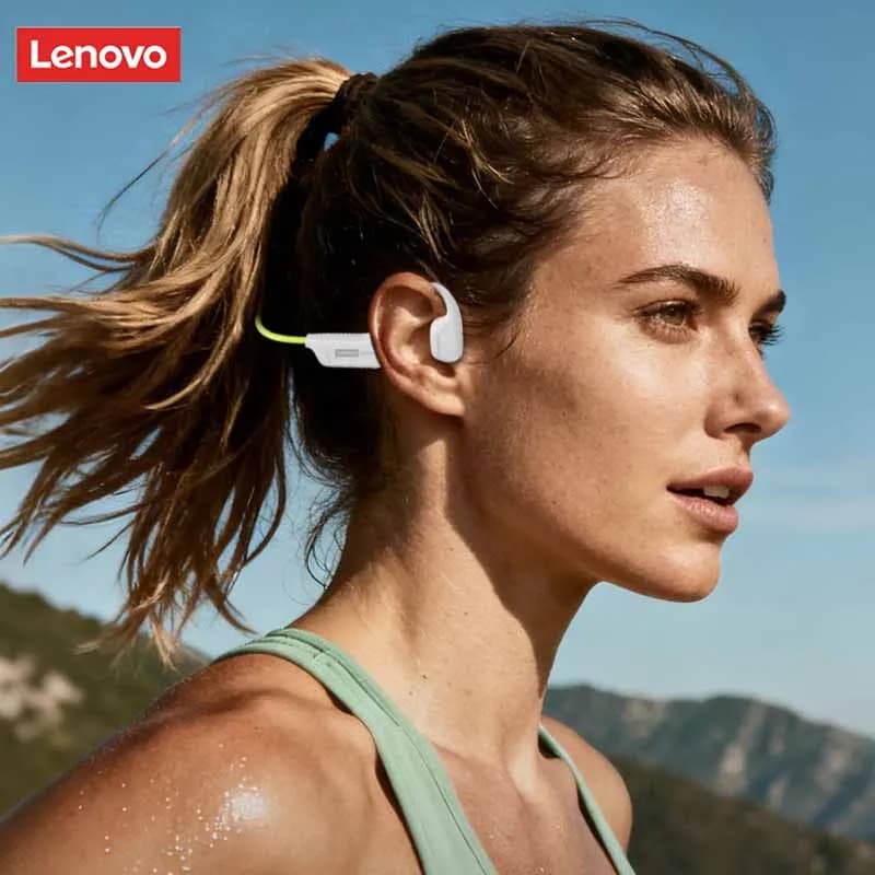 Original Lenovo S102 Bone Conduction Earphones Air Conduction Headphones V6.0 Wireless Sports HiFi Sound Swim Headset Waterproof - 2