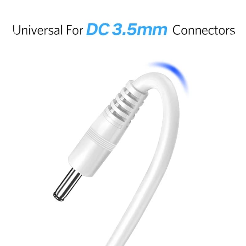 1Pc Power Cable USB to DC 3.5 X 1.35mm Straight Jack Charger Adapter Connector Cable for Router TV Box Table Lamp - 5