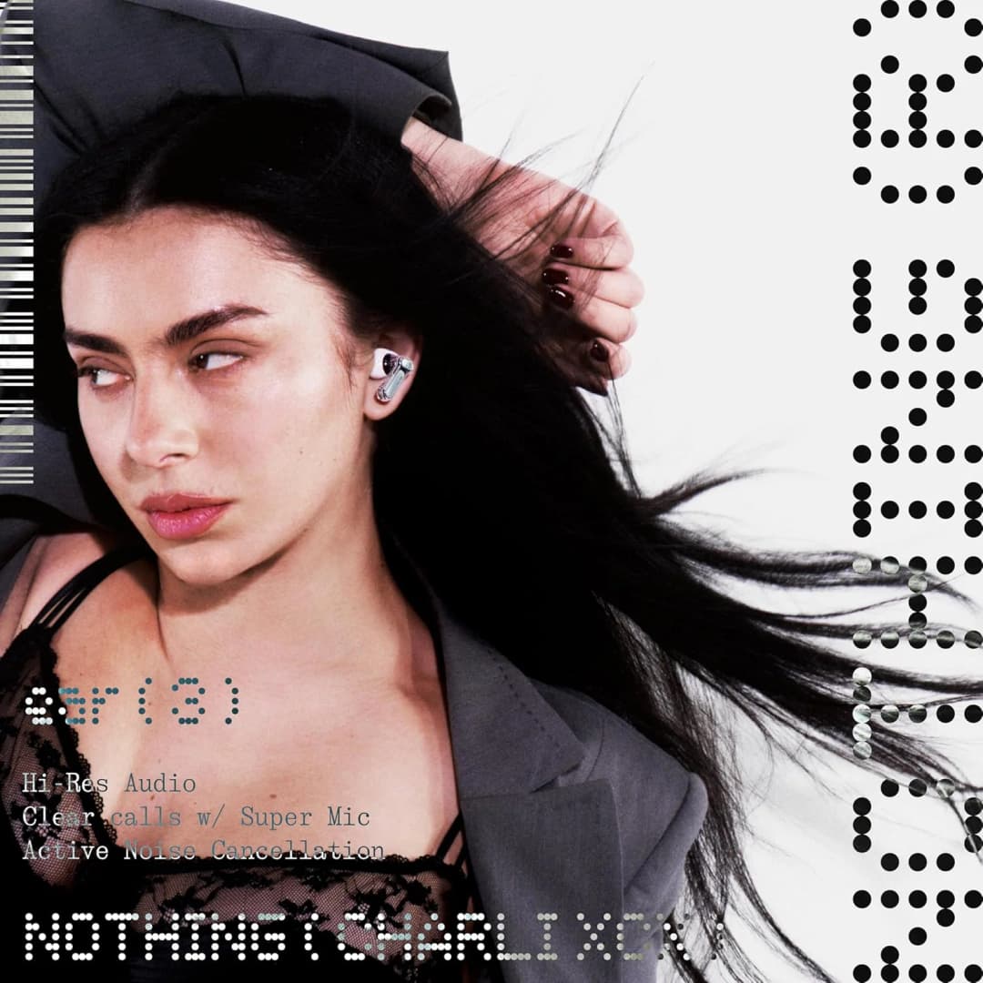 Nothing Ear (3) Wireless Earbuds Super Mic 45dB Hybrid Active Noise Cancelling Bluetooth Headphones Hi-Res 6 Mics - 3