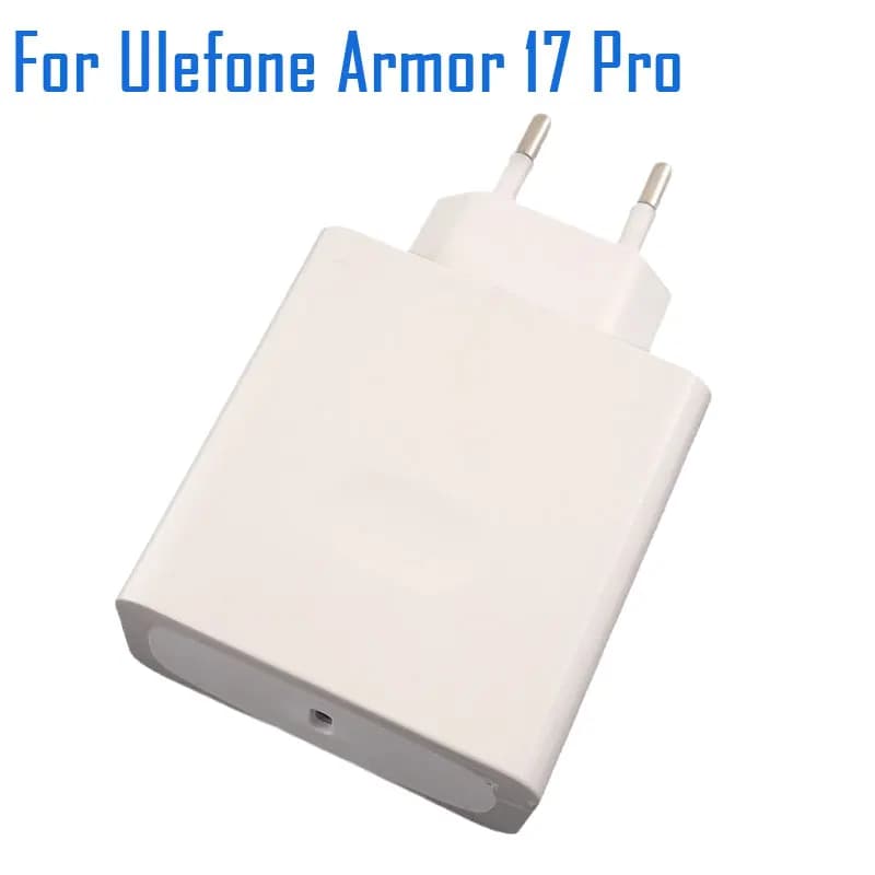 New Original Ulefone Armor 17 Pro 66W Charger Official Quick Fast Charging Adapter+USB Cable Data Line For Ulefone Armor 17Pro - 3