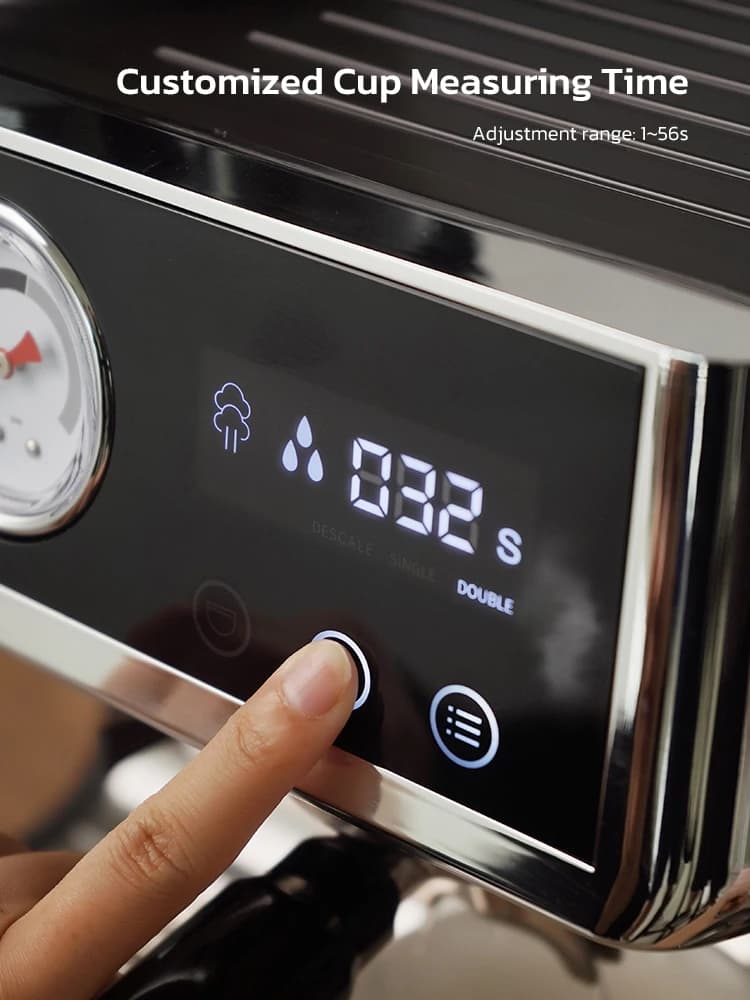 نظام غلاية مزدوجة HiBREW Barista Pro 20Bar، آلة قهوة من الحبوب إلى الإسبريسو مع مجموعة كاملة للمقهى والفندق والمطعم H7A - 5