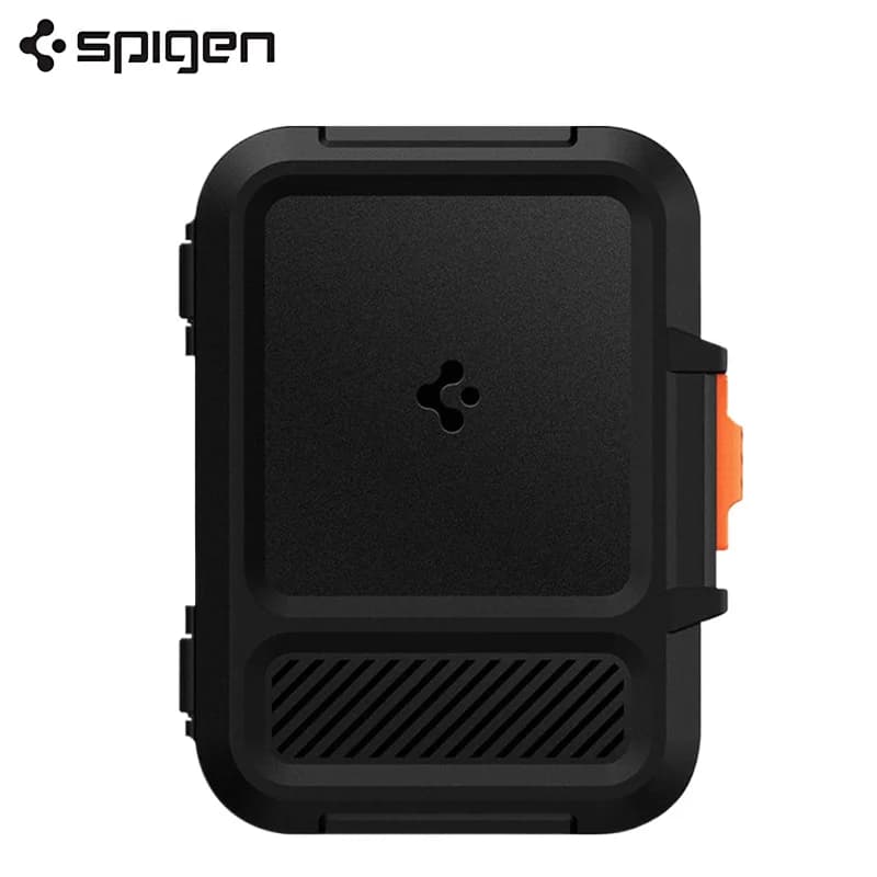 Spigen Lock Fit For MagSafe Card Holder For iPhone 17 Air 12 13 14 Plus 15 16 17 Pro Max Heavy Duty Hard Shell Magnetic Card Bag