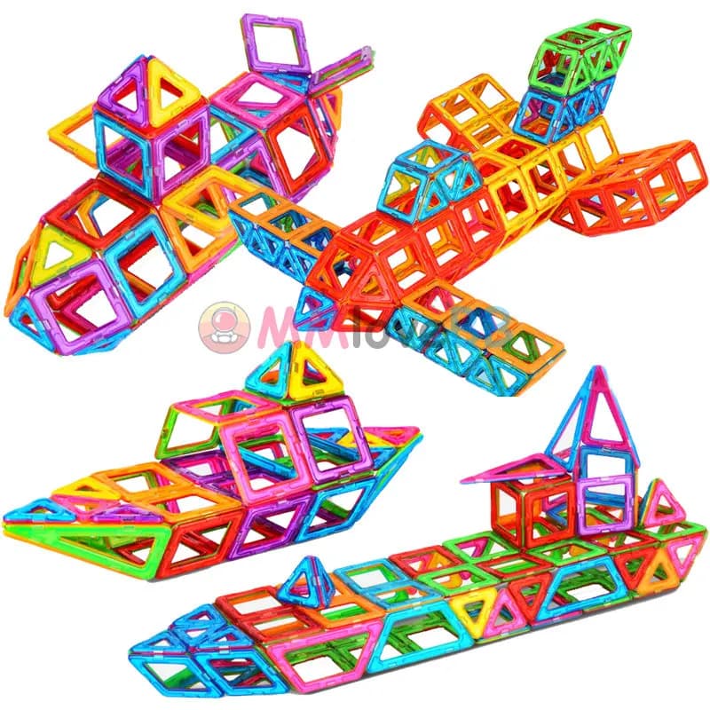 Magnets Toys for Kids Big Size Plus Magnetic Blocks for Children Designer Constructor Set Toys for Boys Building Blocks - 3