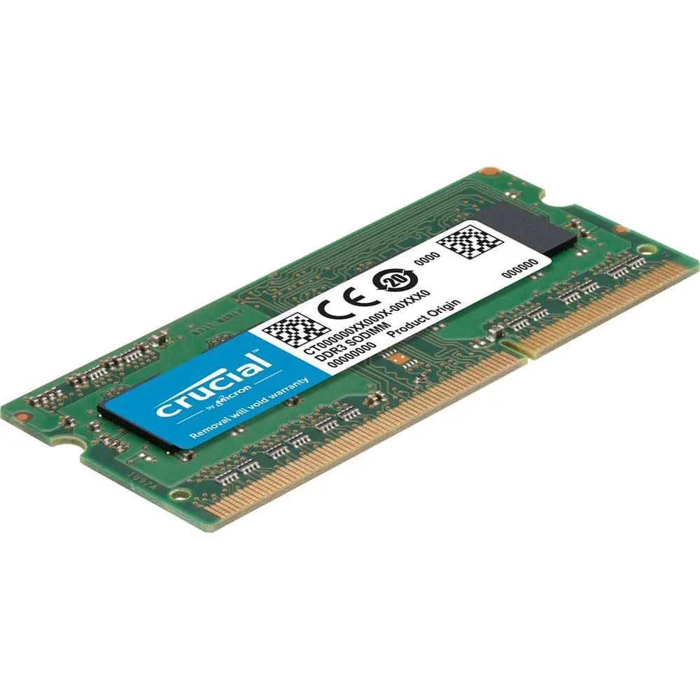 Crucial Laptop Memory RAM DDR3L DDR3 2GB 4GB 1066 1333MHz 1600MHz SO-DIMM PC3-10600S 8500S 12800S Notebook Single Dual Rank RAMs - 2