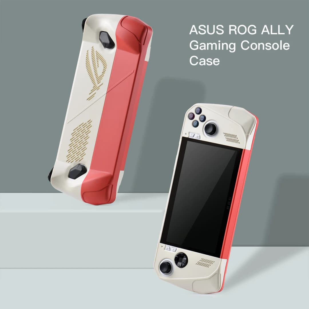 غطاء حماية لجهاز ألعاب Asus ROG ALLY مع طلاء رش سطحي وألوان متناقضة - 3