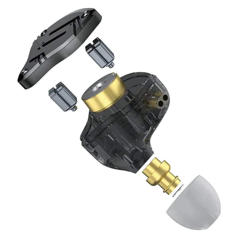 سماعات رأس KZ ZS10 PRO X معدنية بمحركات هايبرد وباس HIFI وسماعات أذن عازلة للضوضاء ZAS ZAX ZSX ZSNPRO AS16 - 3