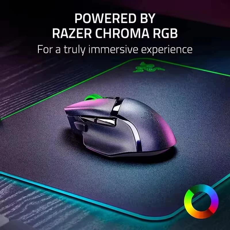 Razer Basilisk V3 X HyperSpeed Wireless Gaming Mouse: Mechanical Switches Gen-2-5G Advanced 18K Optical Sensor Chroma RGB 9 - 4
