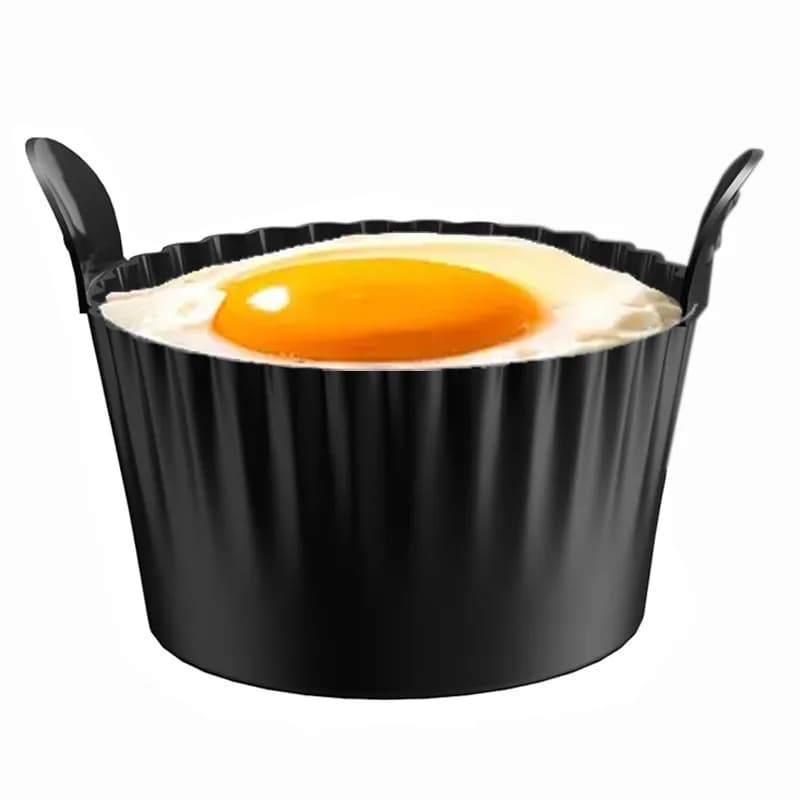 أكواب سيليكون للبيض آمنة لغسالة الصحون، قوالب طهي البيض من السيليكون، أكواب خبز قابلة لإعادة الاستخدام، بطانات كعك المافن الآمنة - 4
