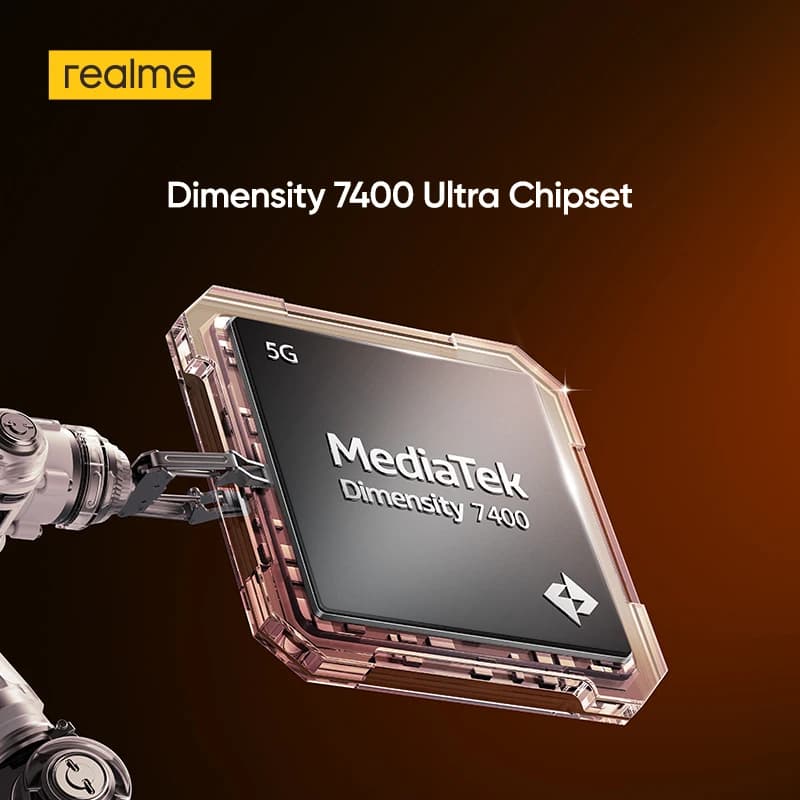 هاتف realme P4 Power 5G بشريحة Dimensity 7400 Ultra وكاميرا Sony OIS بدقة 50 ميجابكسل وبطارية 10001 مللي أمبير وشحن 80 واط وشاشة 6.8 بوصة بمعدل تحديث 144 هرتز - 6