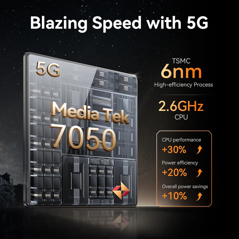 CUBOT KINGKONG X, Rugged Smartphone 5G, 32GB RAM(16GB+16GB), 256/512GB ROM, 10200mAh, 6.583-Inch 120Hz Screen, NFC,WiFi 6, 100MP - 2