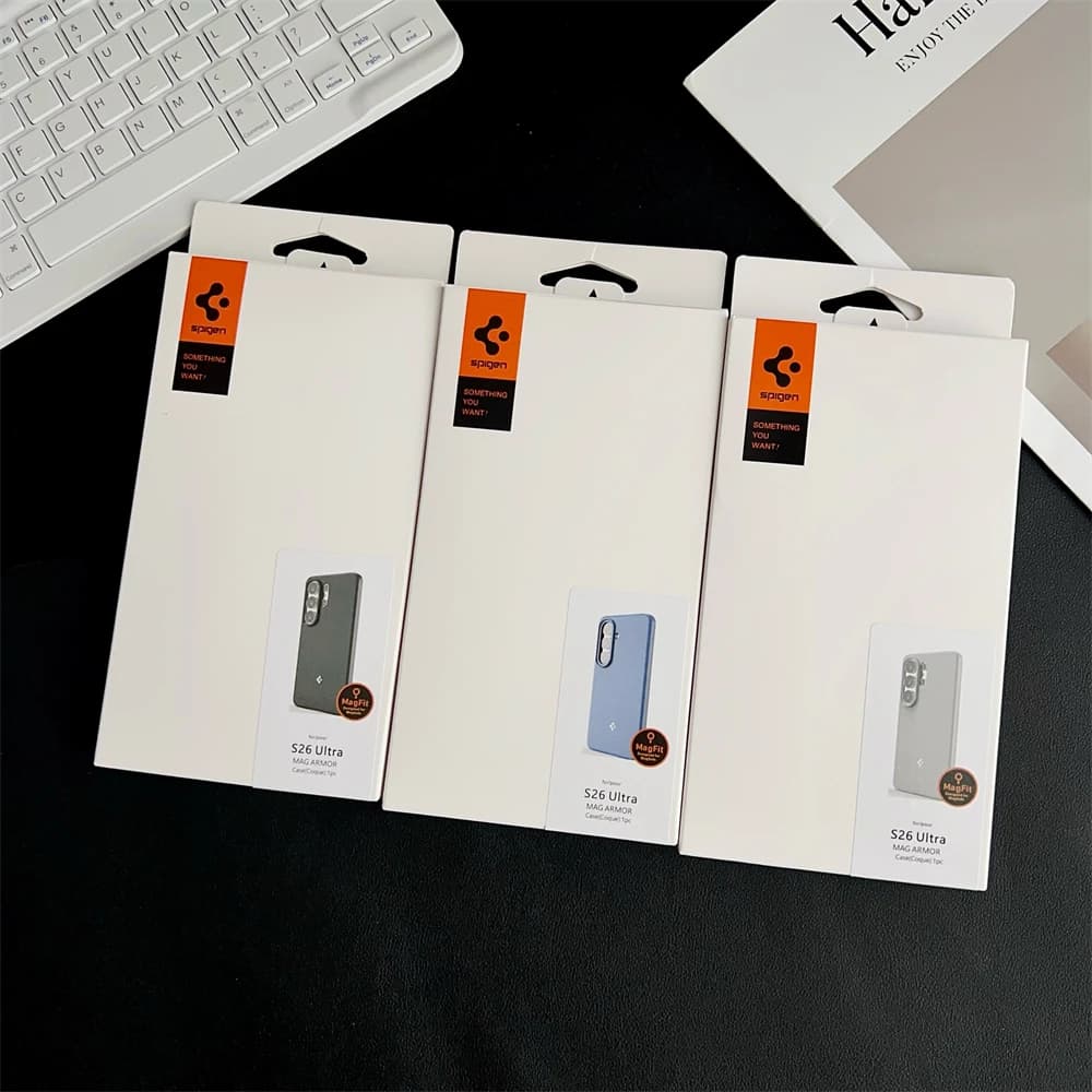 غطاء مغناطيسي من Spigen، TPU، لهواتف Samsung Galaxy S26 وS25 Ultra وS26 Plus وS25، متوافق مع الشحن اللاسلكي Magsafe، مقاوم للصدمات، ناعم غير لامع - 2