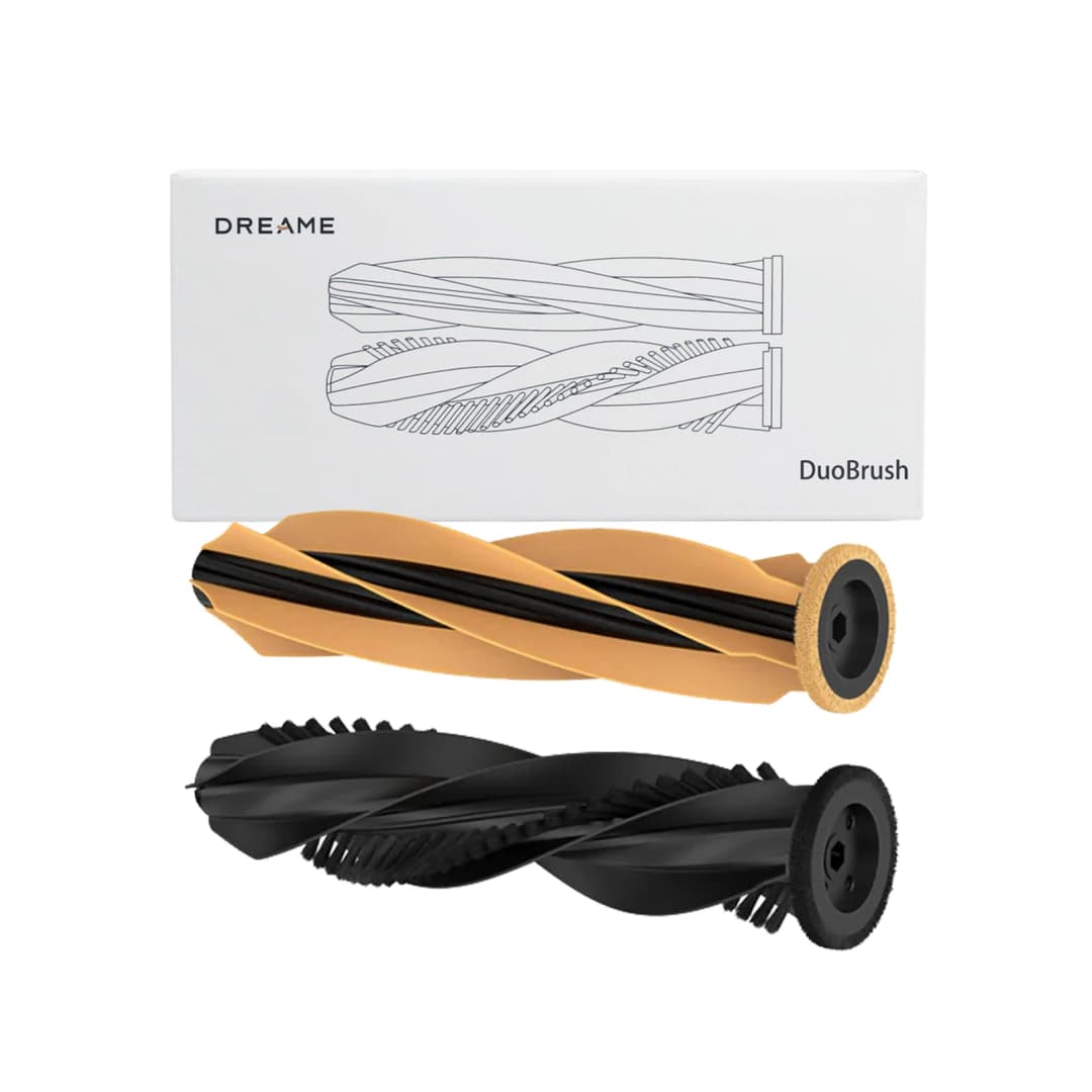 فرشاة Dreame DuoBrush الأصلية لـ X50 Ultra/L50 Ultra/L40s Ultra/سلسلة Aqua10/D20 Plus/D20 Pro Plus / Matrix10 Ultra مكنسة كهربائية روبوت