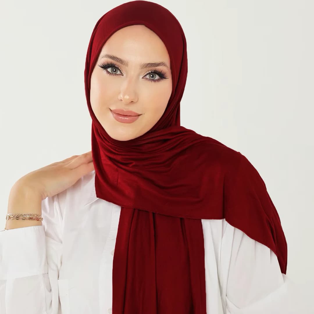 حجاب قطني مريح عالي الجودة، وشاح ناعم للصلاة، شالات صلاة للنساء المسلمات - 3