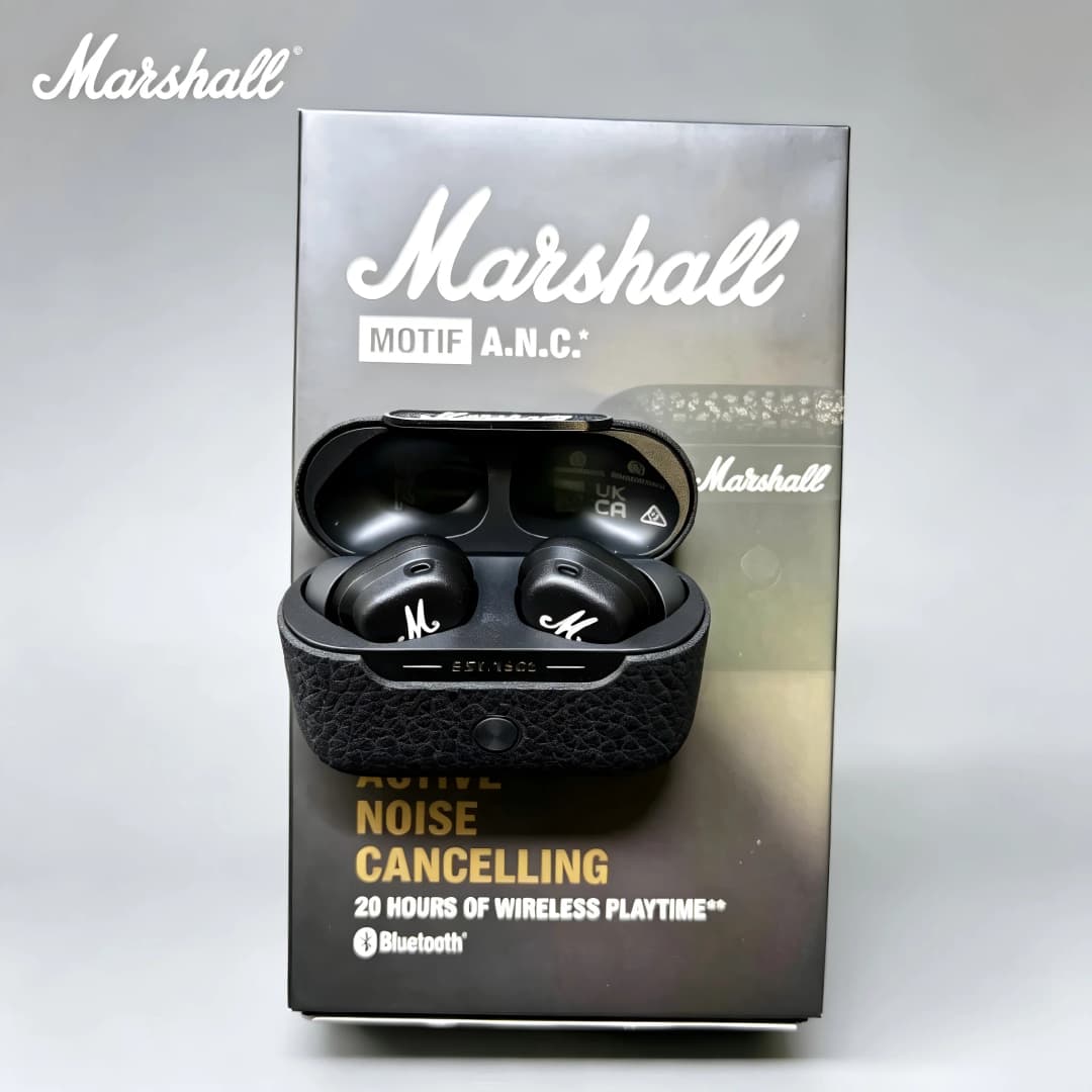 Marshall MOTIF ANC Wireless Earphone  Noise  Bluetooth  MIC Reduction Headset True Wireless In Ear Sports Music Earphone MIC - 6