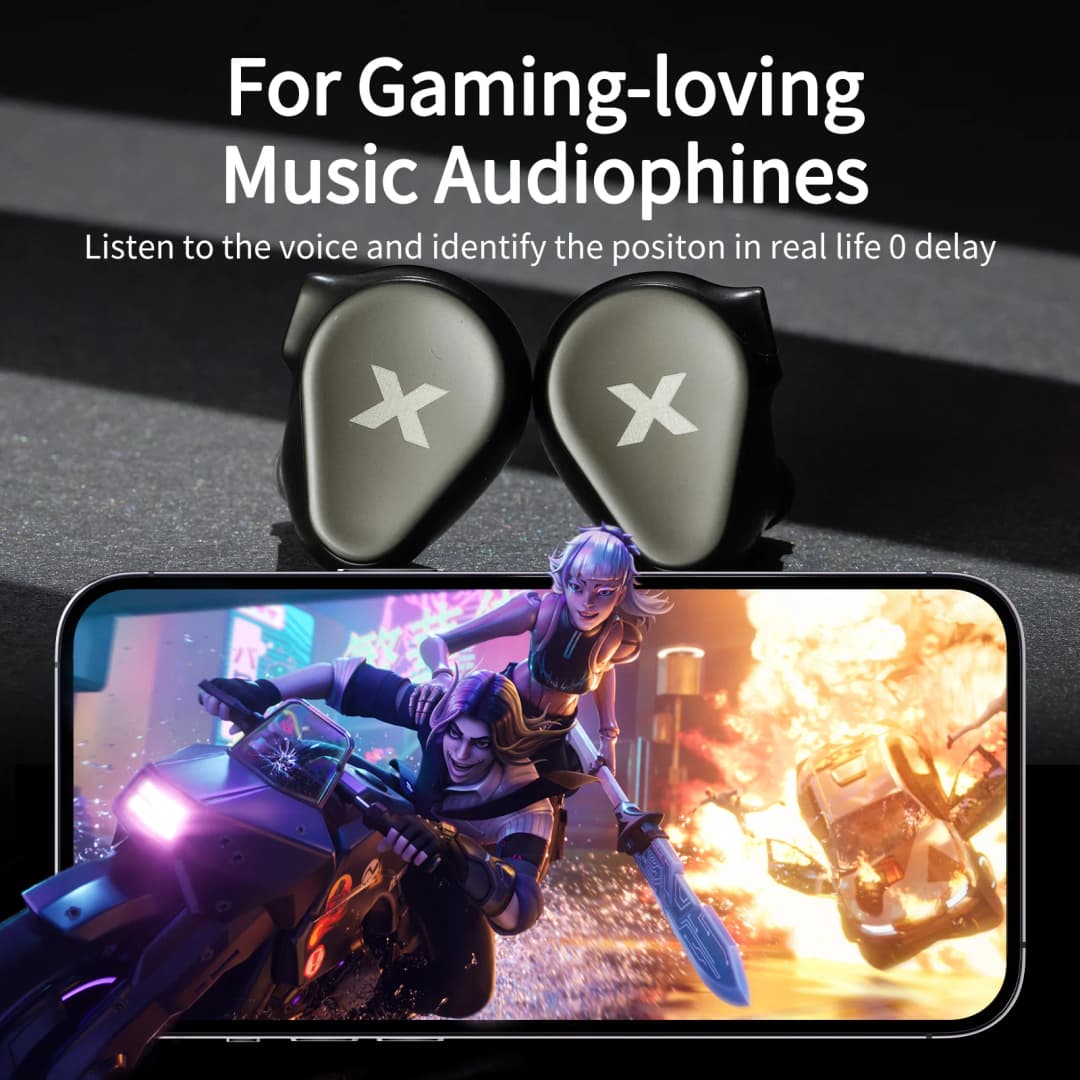 سماعات أذن DUNU Titan X HiFi IEM، مشغل ديناميكي مغناطيسي مزدوج، غطاء من سبائك معدنية، ميكروفون 3.5 ملم/TypeC لعشاق الصوت والألعاب - 3