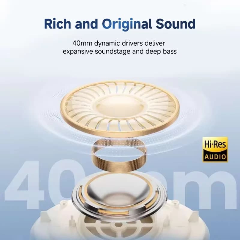 Edifier WH700NB Pro Over-Ear Wireless Headphones Bluetooth 5.4 Hybrid ANC Earphones Hi-Res Audio 56H Playback Foldable Headset - 3