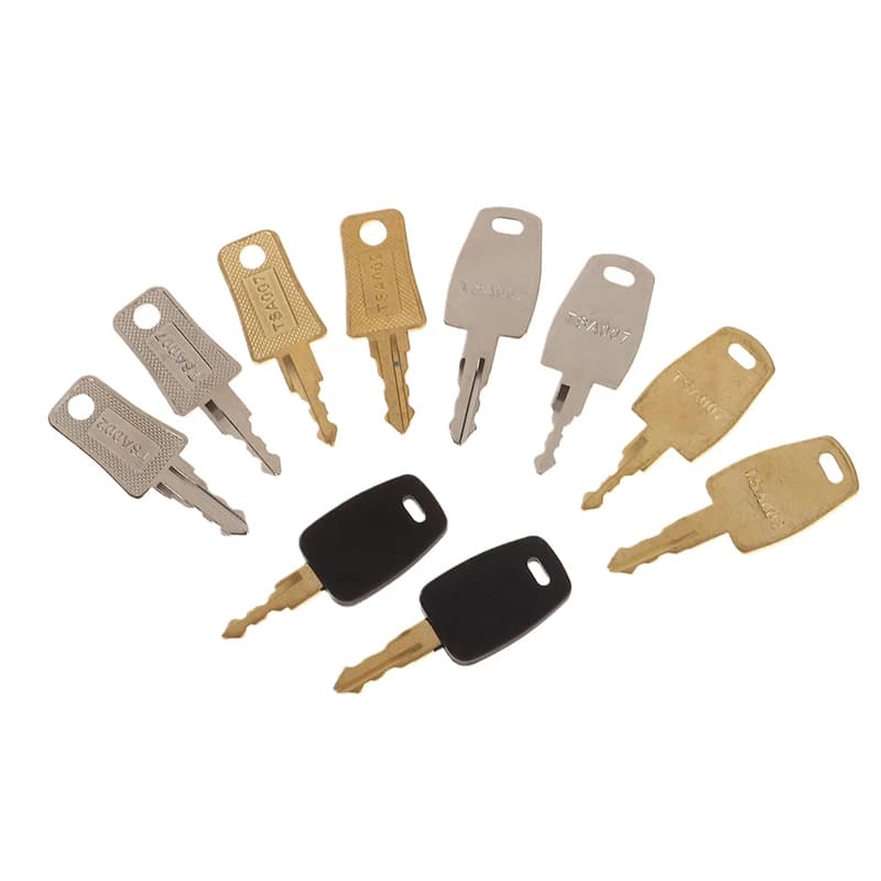 قطعة واحدة مفتاح أمتعة متعدد الوظائف TSA007 TSA002 لقفل أمتعة TSA مفتاح عالمي لإكسسوارات الأمتعة - 2