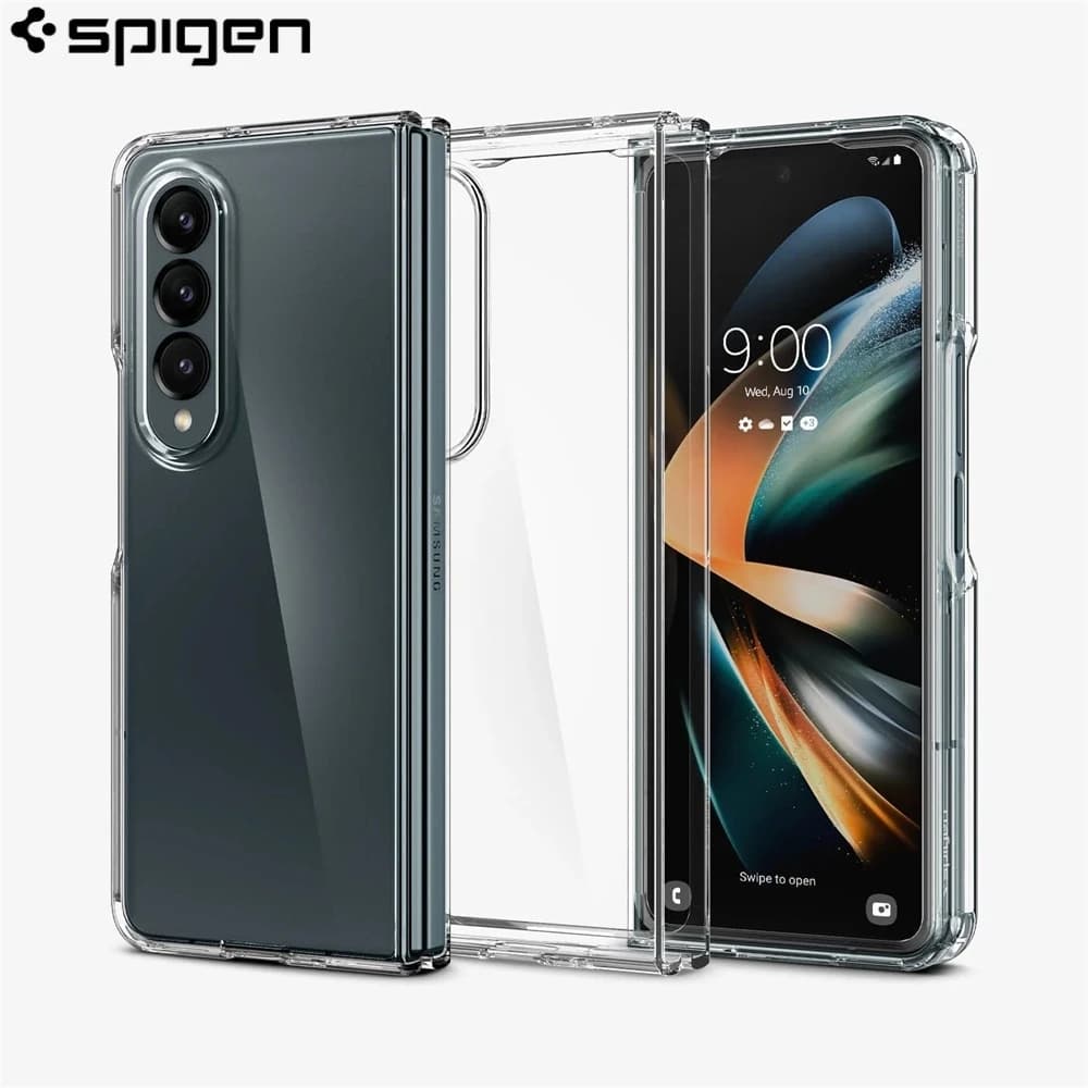 Spigen Ultra Hybrid Pro MagFit غطاء مقاوم للاصفرار لهاتف Samsung Galaxy Z Fold 7 6 5 غطاء شفاف مقاوم للصدمات Z Fold7 Fold6