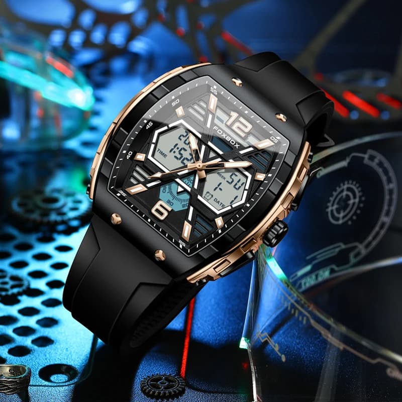 LIGE Digital Men Military Watch 50m Waterproof Wristwatch LED Quartz Clock Sport Watch Male Big Watches Men Relogios Masculino - 4