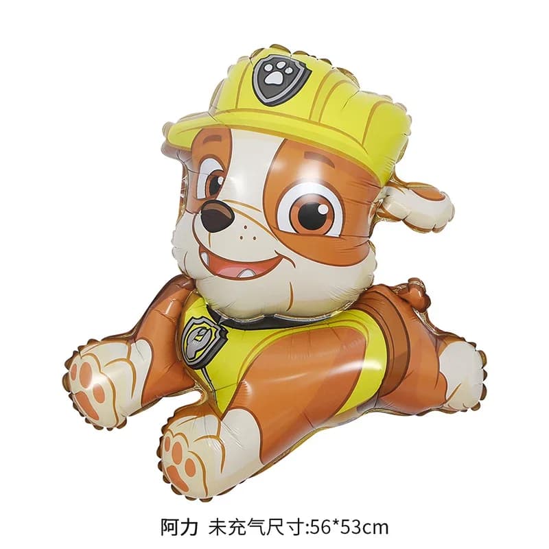 8 قطع جديدة من بالونات ديكور أعياد الميلاد الكرتونية PAW Patrol مع بالون فويل تشيس مارشال سكاي لحفلات الأطفال - 6