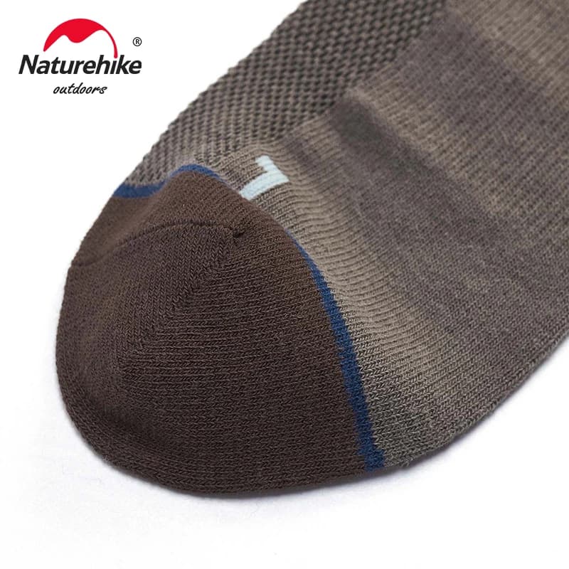 Naturehike Socks Men's Women's Sports Quick-drying Right Angle Sock Outdoor Running Hiking Mountaineering Breathable Mid-Calf - 3