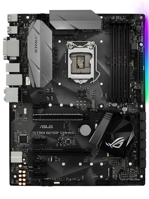 لوحة أم آسوس ROG STRIX B250F للألعاب، مقبس LGA 1151، DDR4، B250، SATA3، USB3.0، مستعملة للجيل السادس أو السابع - 5