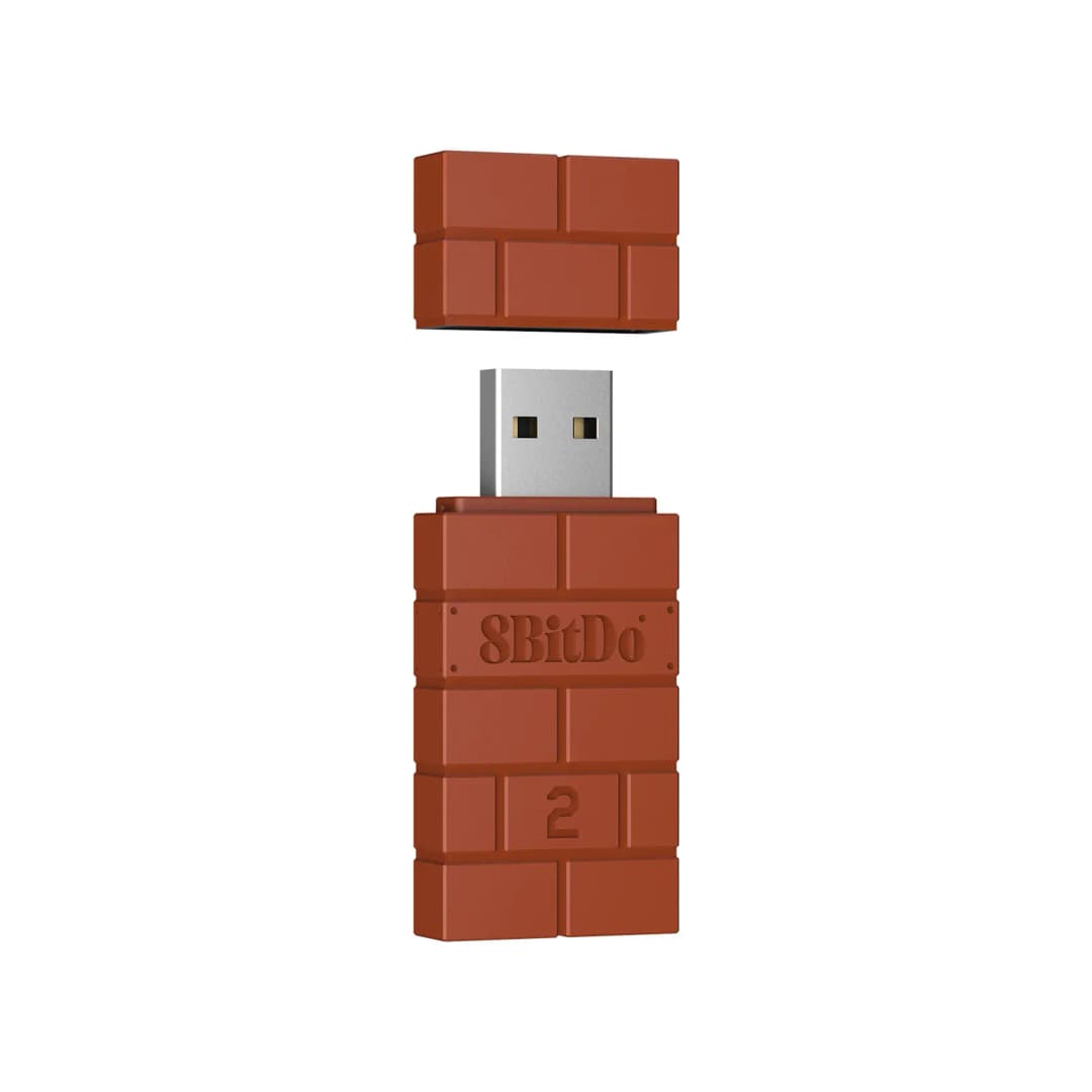 8BitDo محول بلوتوث لاسلكي USB 2 مستقبل لسويتش NS 1, 2 PS1 Mini Windows ليد تحكم PS4 PS5 Xbox Series X/S - 5
