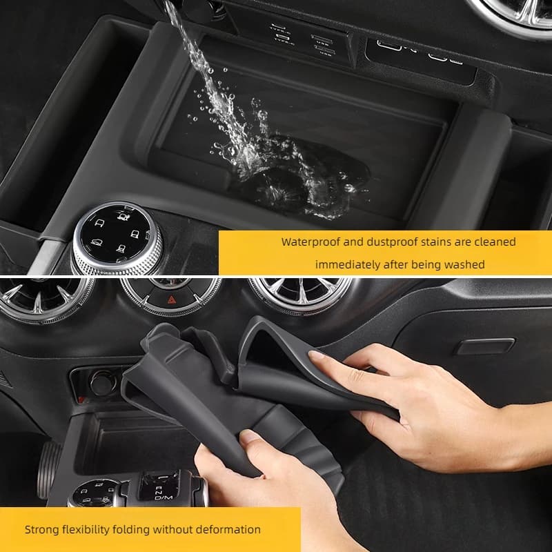 For Great Wall TANK 300 Tank 300 Hybrid Central Control Wireless Charging Silicone Pad Storage Box Modified Interior Accessories - 3