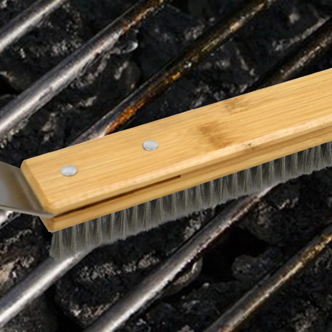 Pizza Oven Cleaning Brush With Scraper Oven Cleaning Tool Stainless Steel Wire With Special Treatment Is Not Easy To Come Off - 5