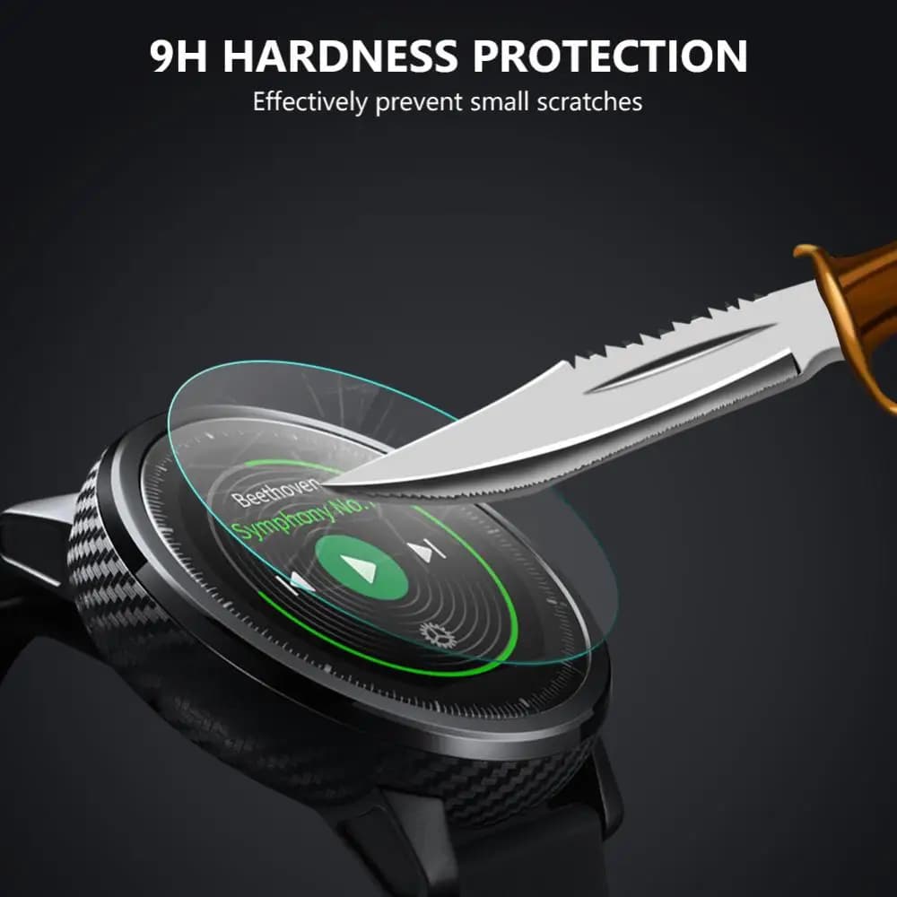 Tempered Glass Screen Protector Film 2Pcs Newest Full Size Round Watches Diameter 34 35 36 38 39 40 42 45 46 mm For Smart Watch - 5