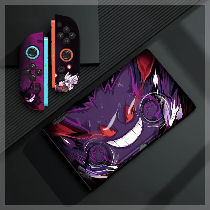 غطاء كارتون جينجار لـ Nintendo Switch 2/NS Oled مع تصميم مقسم لـ Joy-con مقاوم للصدمات والسقوط - 2
