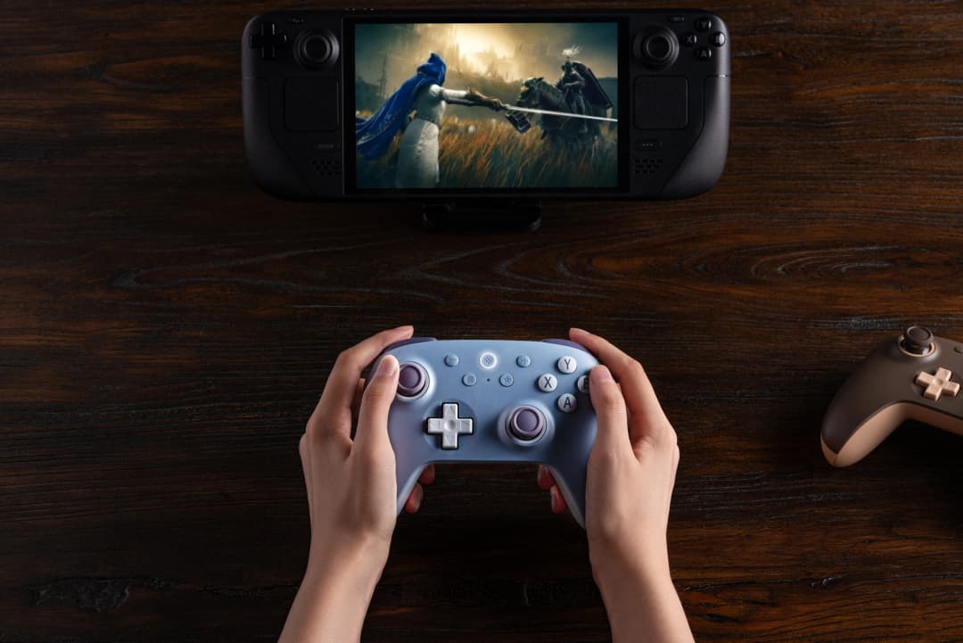 8BitDo Ultimate 2C وحدة تحكم ألعاب لاسلكية لون جديد يد تحكم عصا تحكم لكمبيوتر Windows 10/11 Steam Deck Raspberry Pi أندرويد - 3