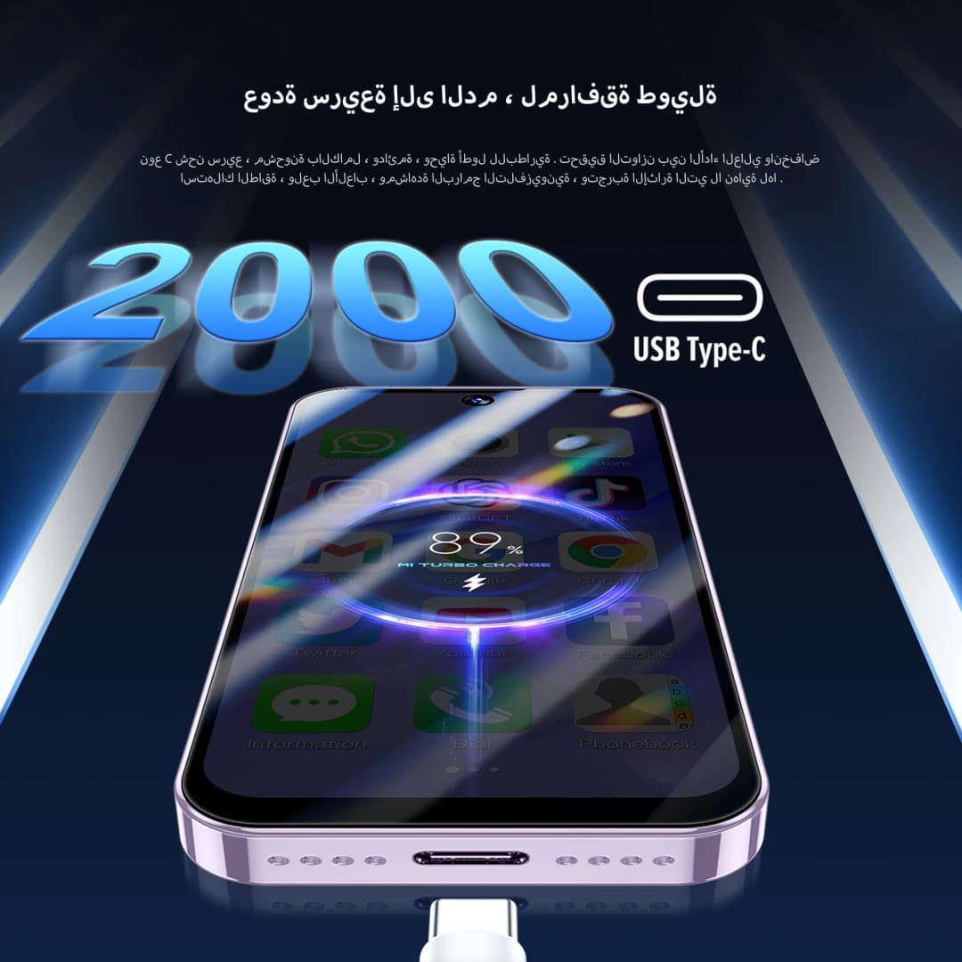 هاتف ذكي صغير SERVO 19PRO شبكة 4G نظام أندرويد 12 ذاكرة وصول عشوائي 6 جيجابايت ذاكرة قراءة فقط 128 جيجابايت متجر بلاي جي بي إس OTG شاشة 3.88 بوصة شريحتين - 6