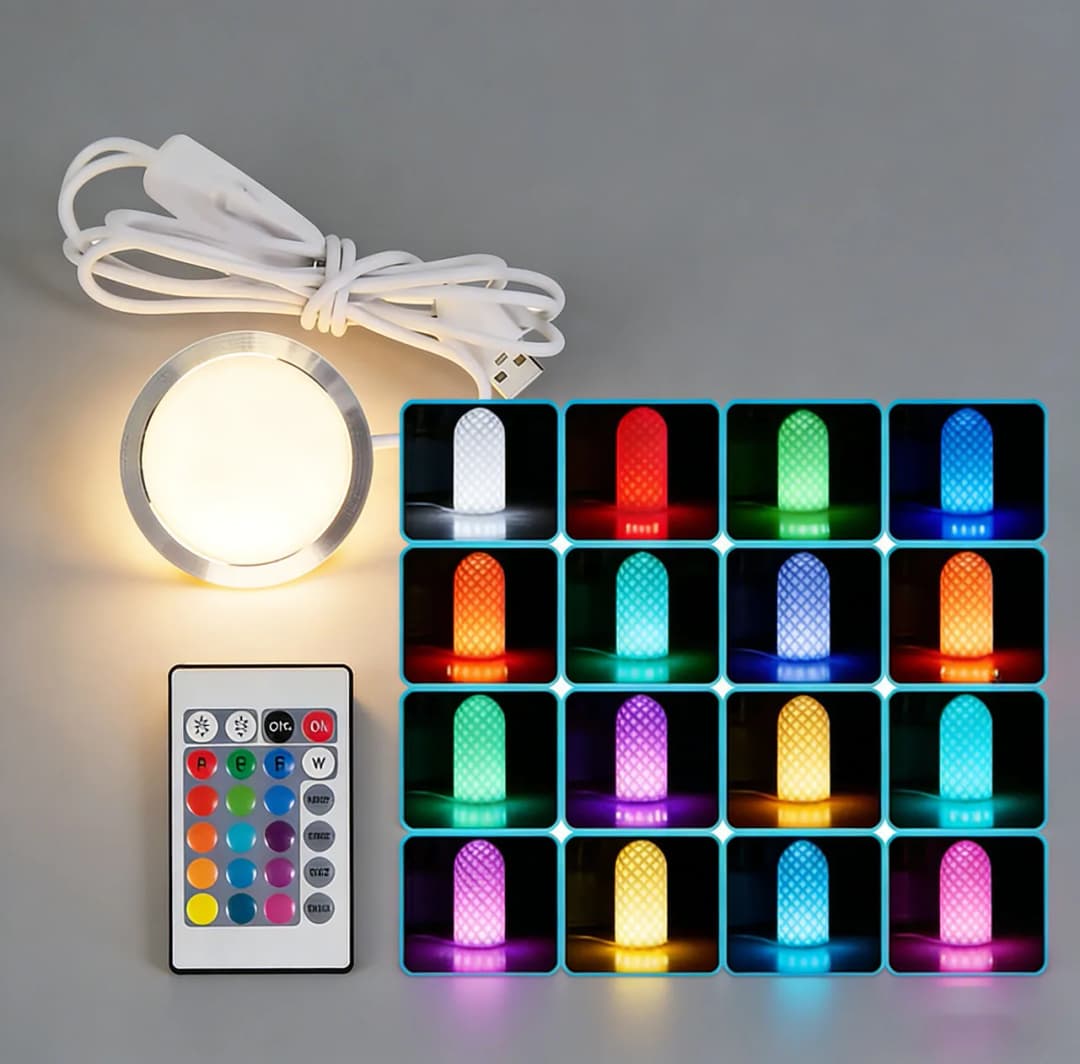 مجموعة إضاءة LED متوافقة مع Bambu Lab 001 - إضاءة مساحة عمل طابعة ثلاثية الأبعاد، شريط RGB DIY لسلسلة P1P/X1، يعمل عبر USB وموفر للطاقة - 2