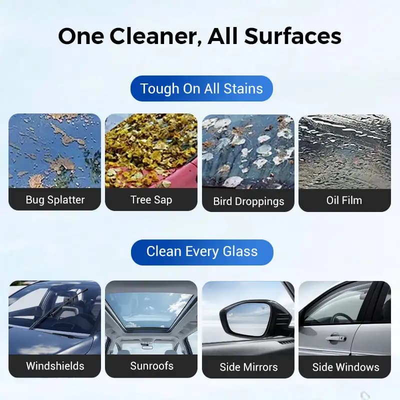 100g Auto Glass Side Window Oil Film Removal Cleaner Car Windshield Hydrophobic Cleaner Anti Fog Glass Emulsion Oil Film Remover - 6