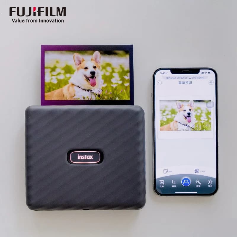 Print together in Fun Mode Genuine Fujifilm Instax Link WIDE printer registered  Print from video  Motion control ﻿ - 4