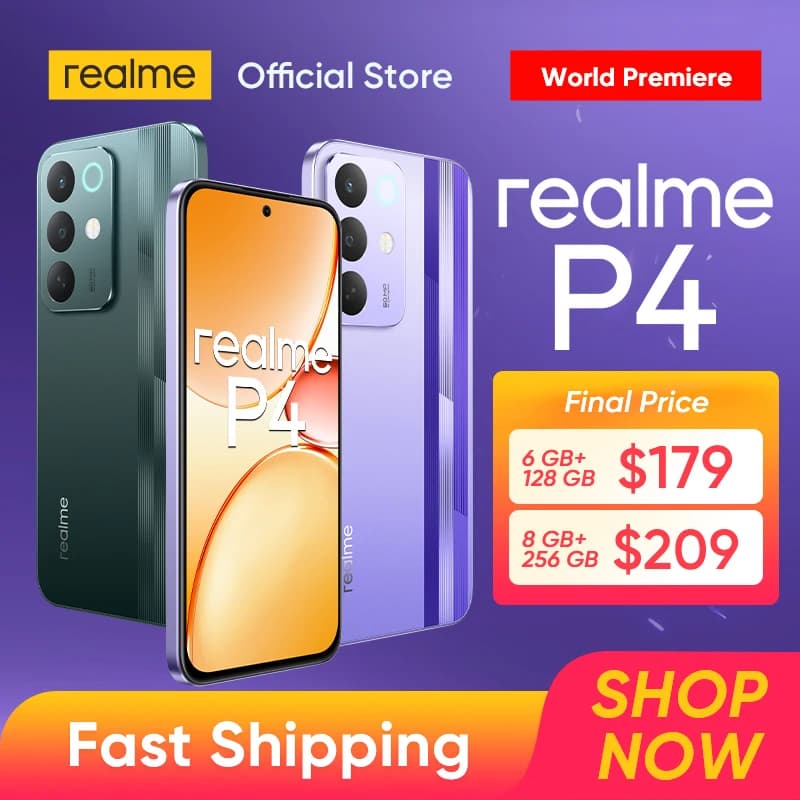 إطلاق جديد: سلسلة هواتف realme P4 قادمة قريبًا! تابعونا!