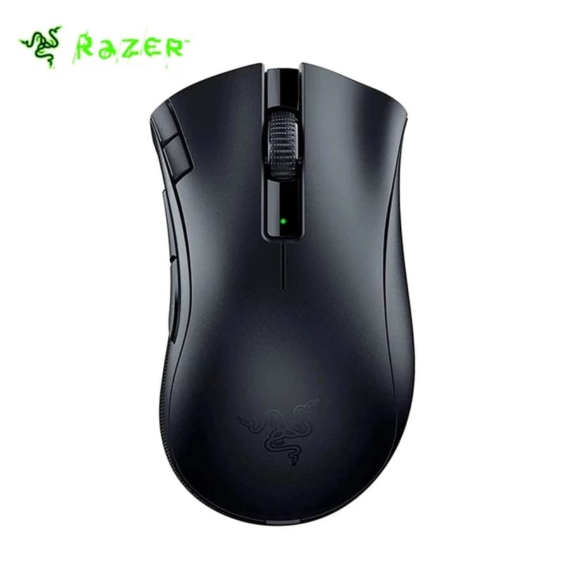 ماوس Razer DeathAdder V2 X Hyperspeed لاسلكي تصميم 7 أزرار قابلة للبرمجة 2 مفاتيح ميكانيكية مستشعر بصري 5G 14K DPI