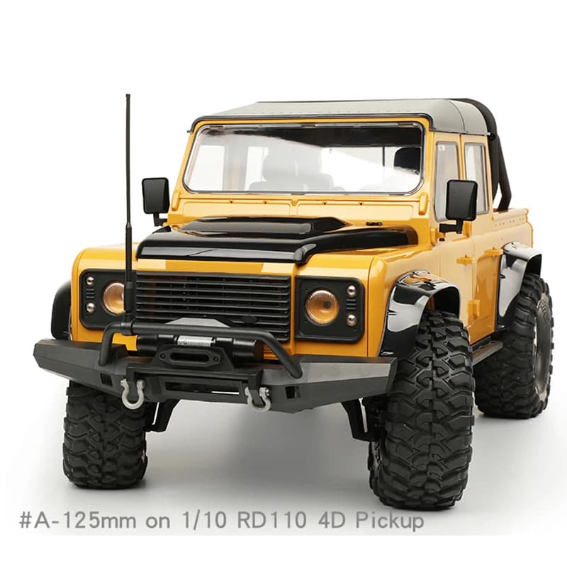 قطعة ديكور خط إشارة هوائي أسود لسيارات RC الزاحفة 1/18 1/10 1/12 TRX4 المدافع محوري SCX10 RC4WD RTG KM ترقية أجزاء - 5