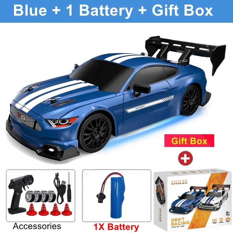 سيارة تحكم عن بعد 4WD RC Drift، طراز GTRPRO AE86PRO، سباق 4x4، شاحنة RTR، هدية للأطفال والبالغين - 6