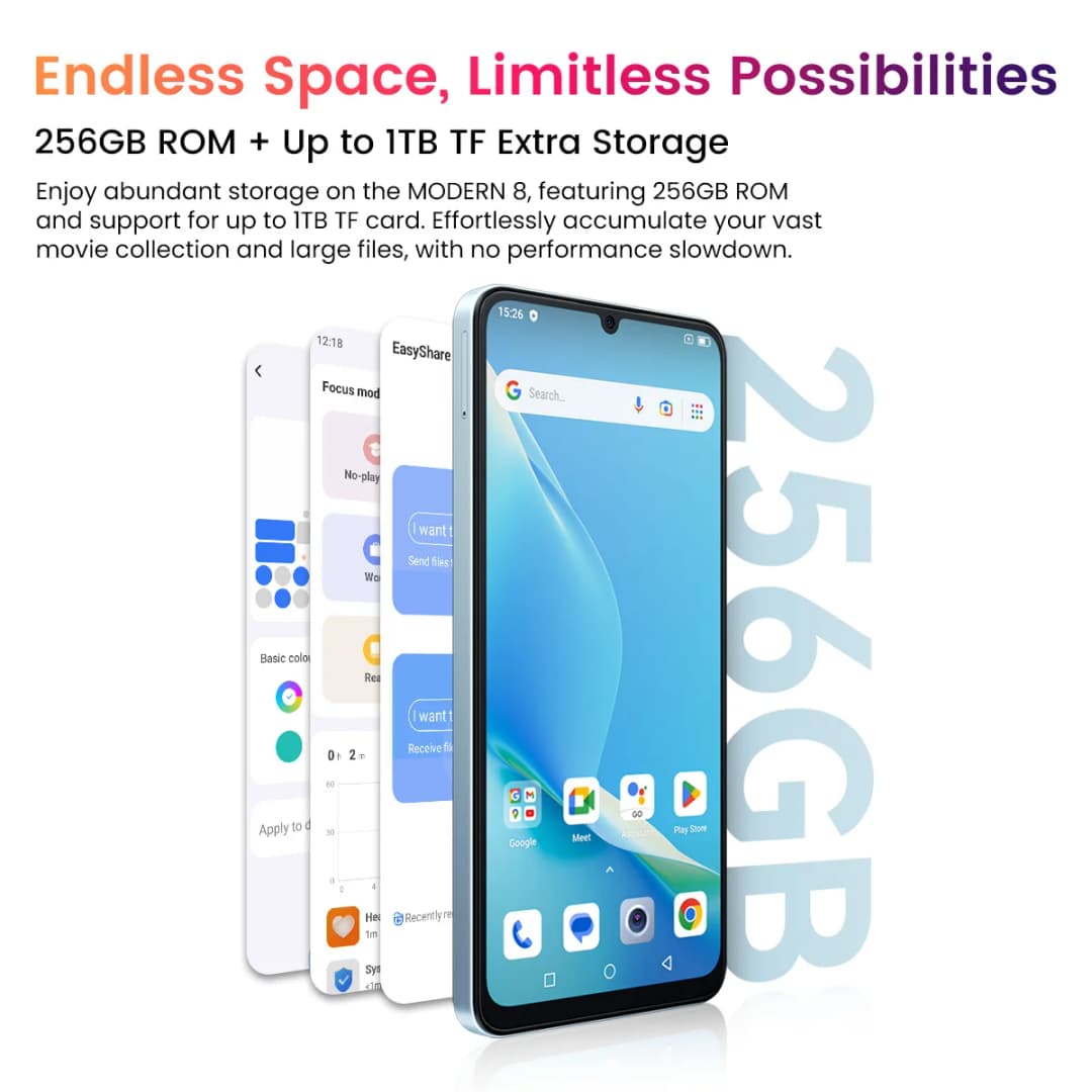 Blackview OSCAL MODERN 8 Smartphone 6.75inch Display 128GB/256GB ROM 50MP Rear Camera Mobile Phone 6000mAh Battery Android 13 4G - 5