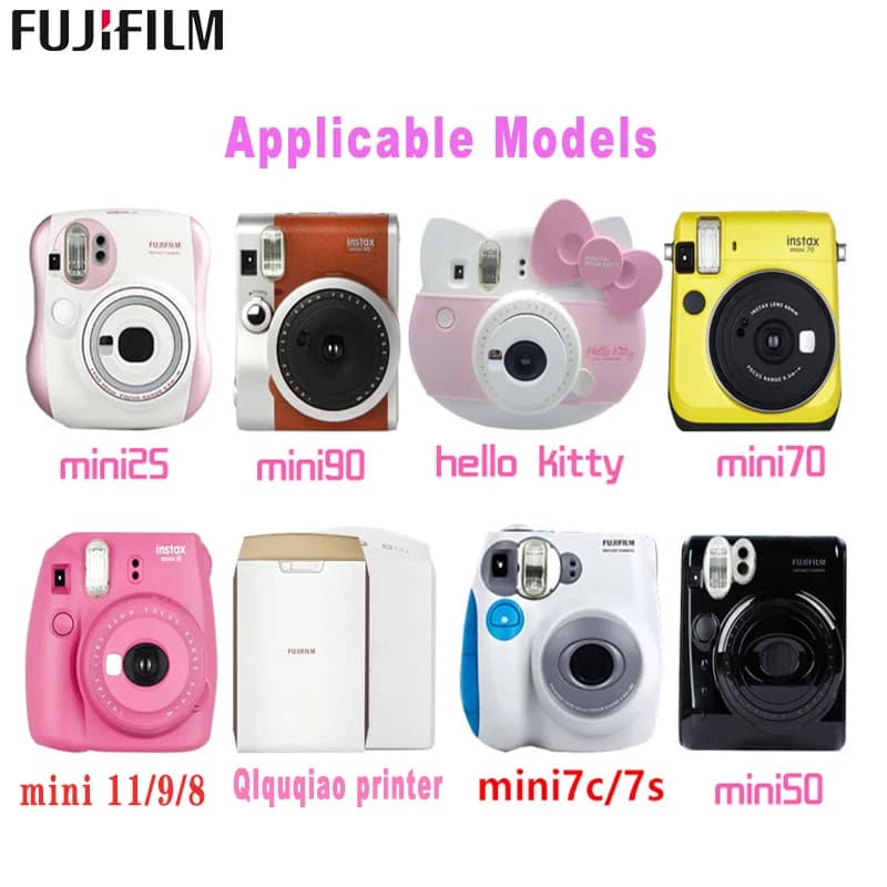 10 - 60 Sheets Fujifilm Instax Mini 12 11 8 9 Film  Fujifilm Instax Mini Color Film For 70 7s 50s 50i 90 25 Share SP-1 2 Camera - 6