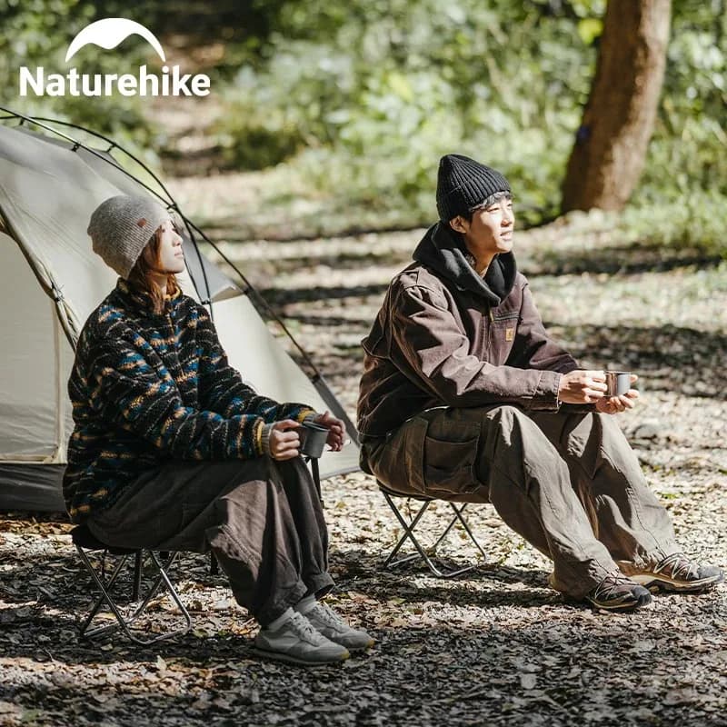 كرسي تخييم محمول خفيف الوزن من Naturehike 2024 جديد، كرسي ألمنيوم خارجي قابل للطي لتحمل الأحمال العالية للسفر والشاطئ والصيد - 6