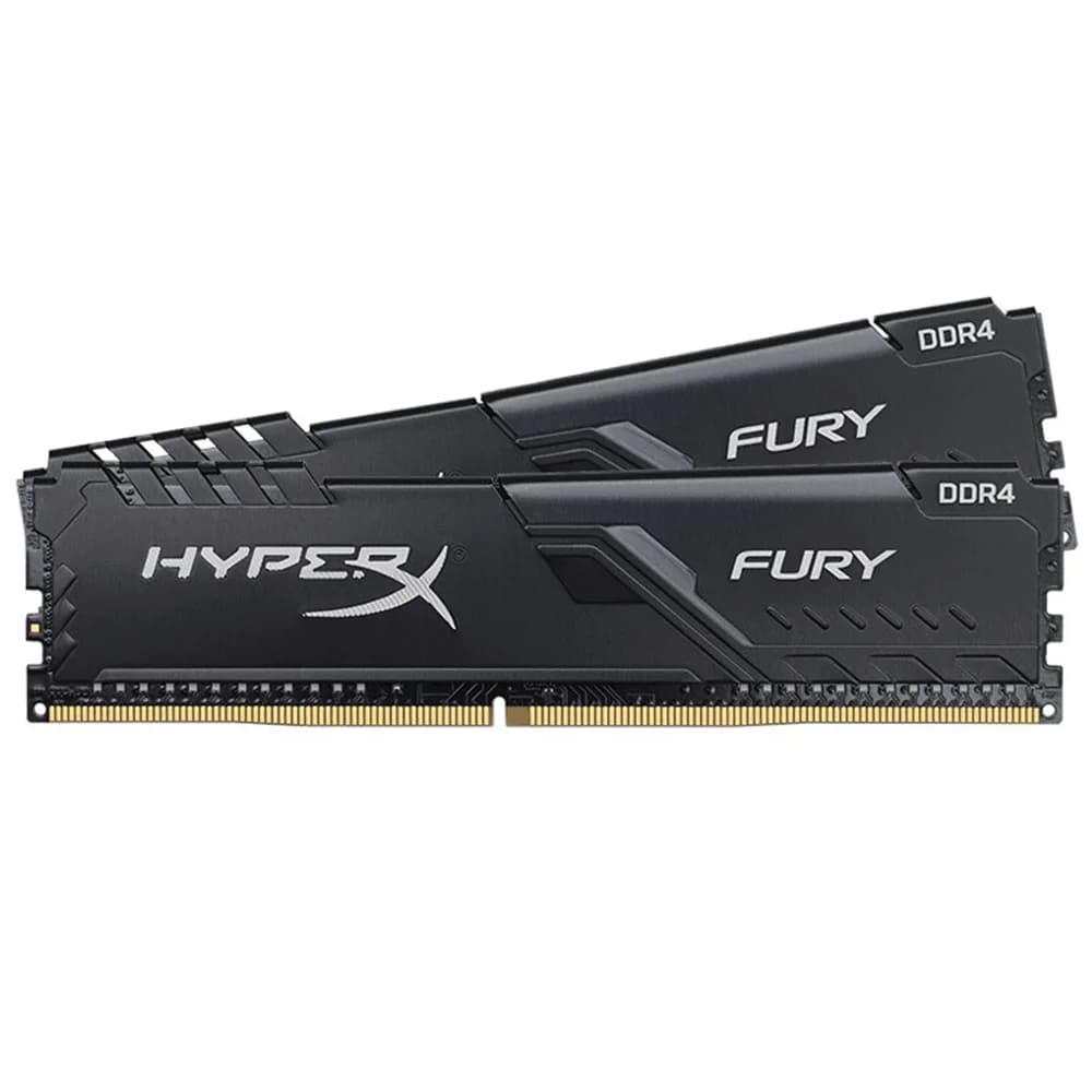 ذاكرة Kingston DDR4 لسطح المكتب، ذاكرة كمبيوتر للألعاب 4 جيجابايت و8 جيجابايت و16 جيجابايت، ترددات 3200 ميجاهرتز و2666 ميجاهرتز و2400 ميجاهرتز و2133 ميجاهرتز، أداء عالي DIMM - 3