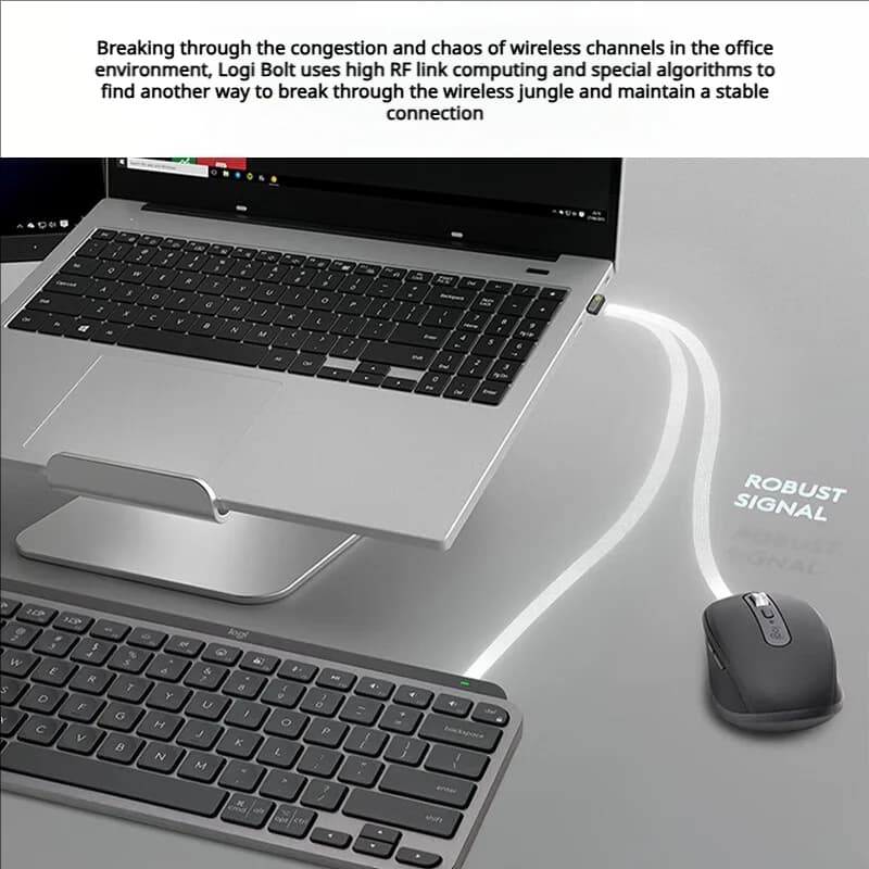 Logitech MX Master Series MX Keys Mini Wireless Bluetooth Backlit Keyboard 79Keys Type-C for Mac iPad - 4