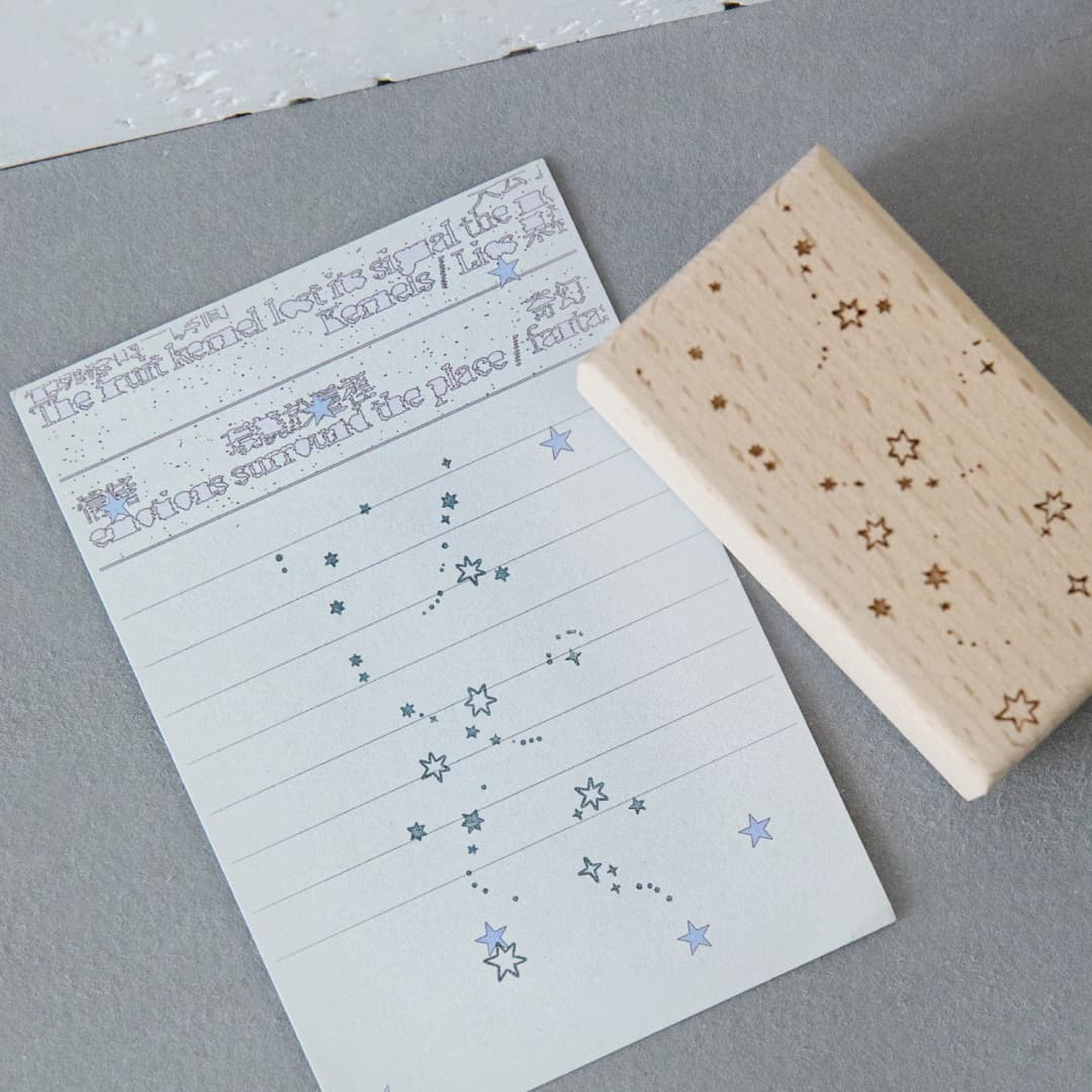 Creative Cute Lucky Star Stamps for Scrapbooking And Crafting DIY Wood Seal Paper Card Decorations Journal Craft Supplies - 4
