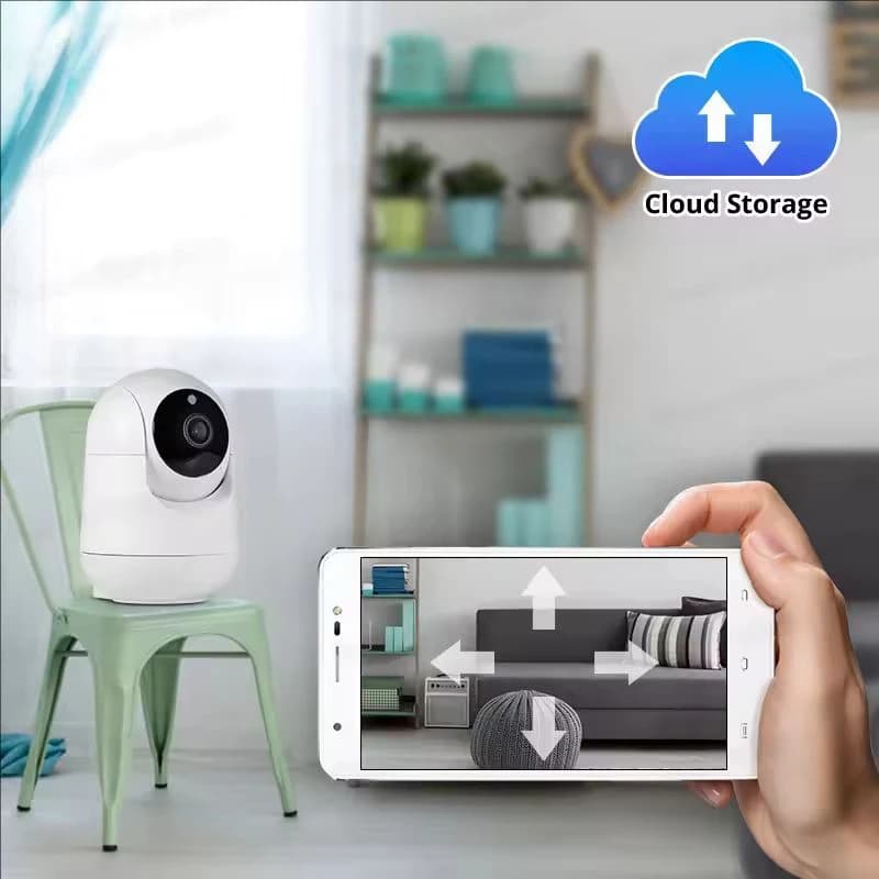 كاميرا Fuers بدقة 5 ميجابكسل بتقنية WiFi، Tuya الذكية للمنزل، داخلية لاسلكية، كاميرا مراقبة IP مع كشف الذكاء الاصطناعي وتتبع تلقائي، مراقبة أمنية للرضع - 2